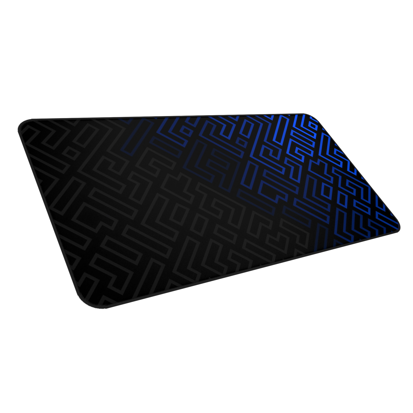 Minimalist Matrix: Blue Abstract Pattern Mouse Pad