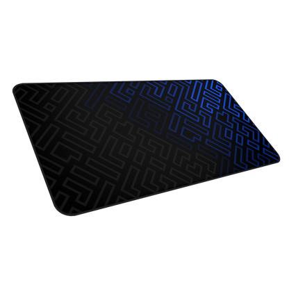 Minimalist Matrix: Blue Abstract Pattern Mouse Pad