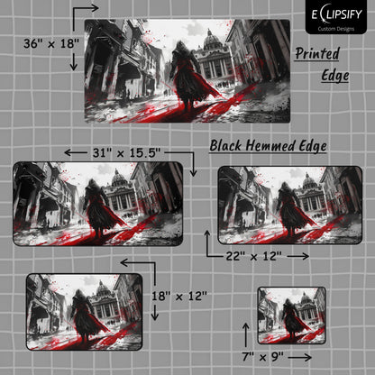 Shadows of Deception: Assassin Gaming Mouse Pad