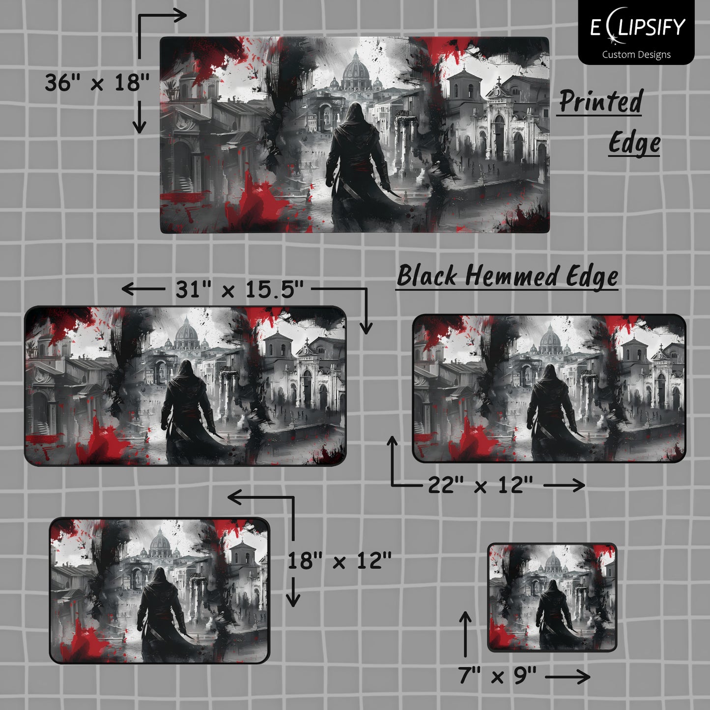 The Creed: Assassin Gaming Mouse Pad