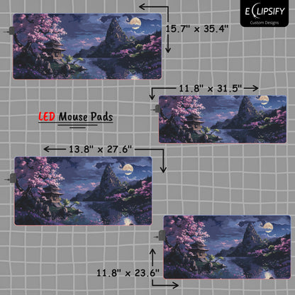 Byte Blossom: Pixel Art Mouse Pad