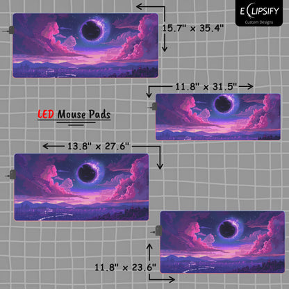 Byte of the Black Hole: Pixel Art Mouse Pad