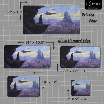 Space Wars: Pixel Art Mouse Pad