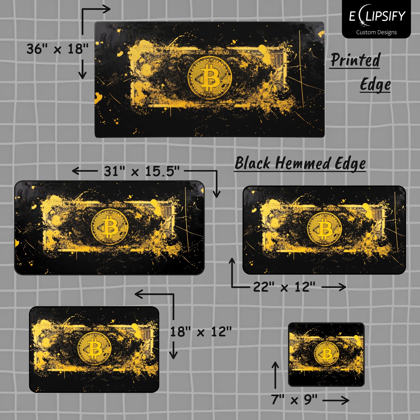Crypto: Bitcoin Mouse Pad