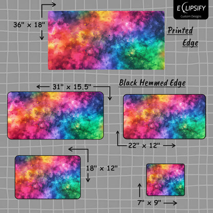 Color Burst: Paint Art Mouse Pad