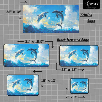 Ocean Dance: Dolphins Mouse Pad