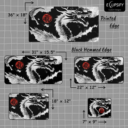 Inked Beast: Dragon Gaming Mouse Pad