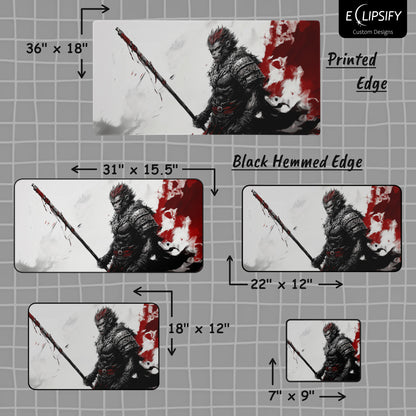 Red Prankster: Sun Wukong Monkey King Mouse Pad
