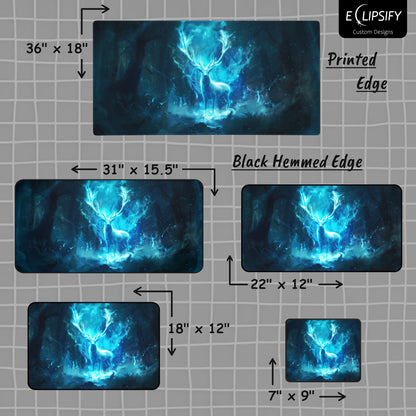 Starlit Stag: Patronus Gaming Mouse Pad