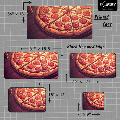 Gourmet Pie: Pizza Lover Gaming Mouse Pad