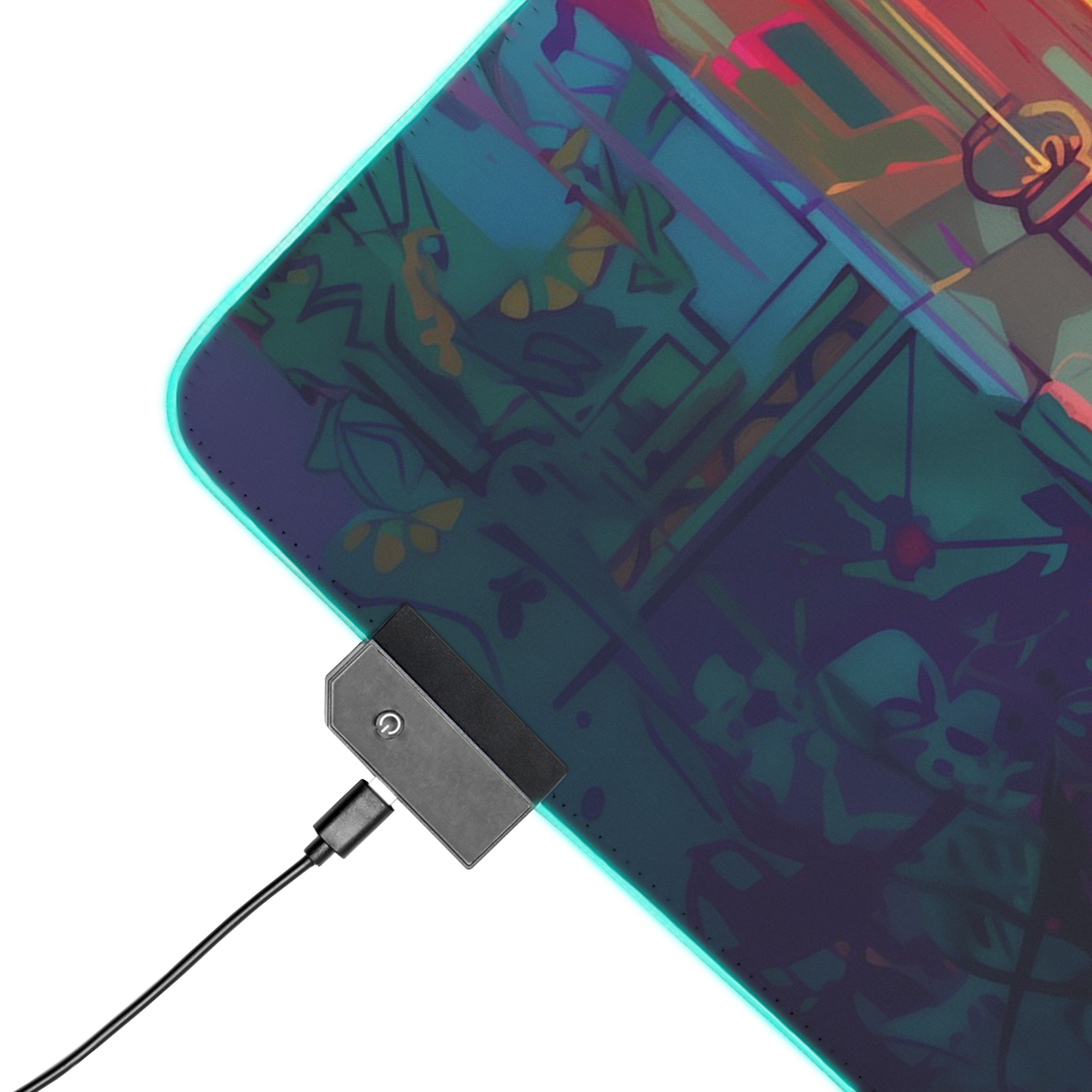 Mosaic Shadow: Assassin Gaming Mouse Pad
