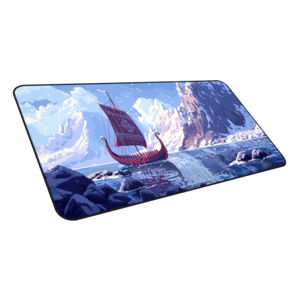 Viking Raid: Pixel Art Mouse Pad