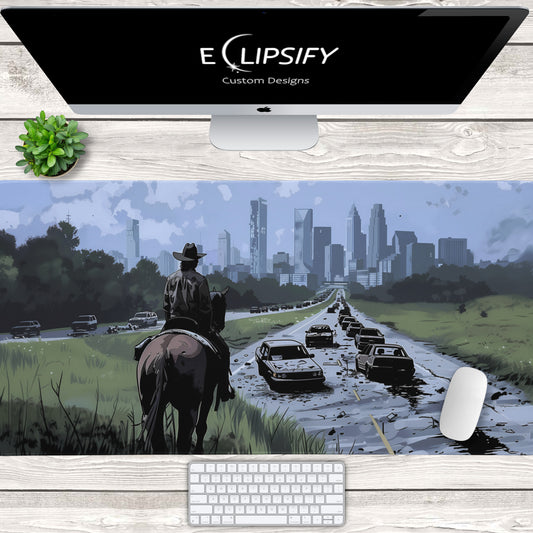 Atlanta: Zombie Sheriff Gaming Mouse Pad