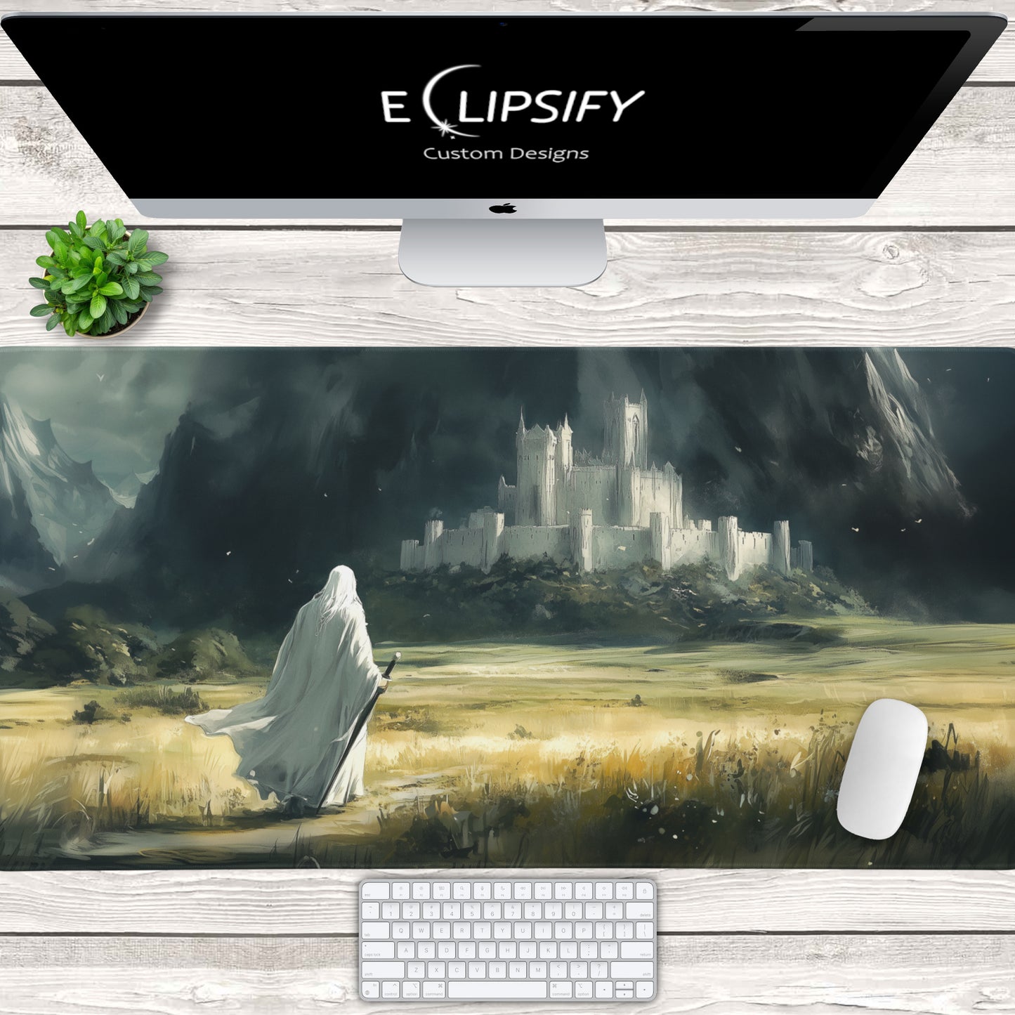 Lord Circlet: Wizard Castle Gaming Mouse Pad