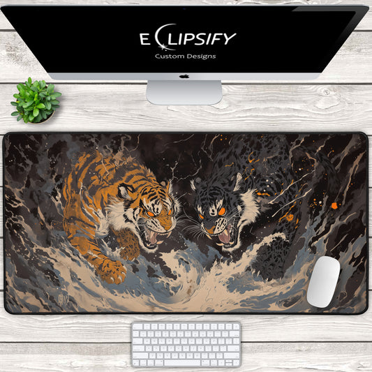 Jungle King: Tigers Gaming Mouse Pad