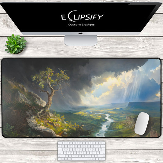 Eden's Edge: Landscape Beauty Gaming Mouse Pad