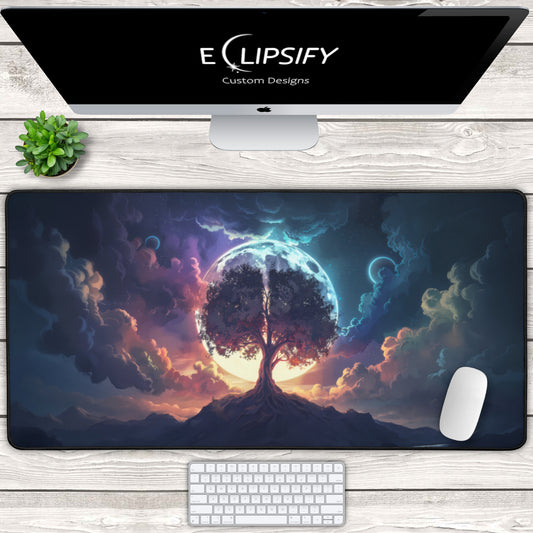 Vibrant Life: Tree of Life Gaming Mouse Pad