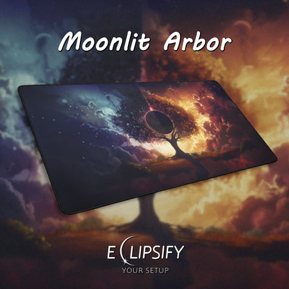 Moonlit Arbor: Tree of Life Gaming Mouse Pad