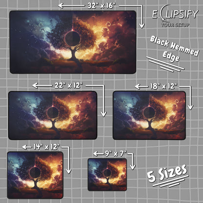 Moonlit Arbor: Tree of Life Gaming Mouse Pad