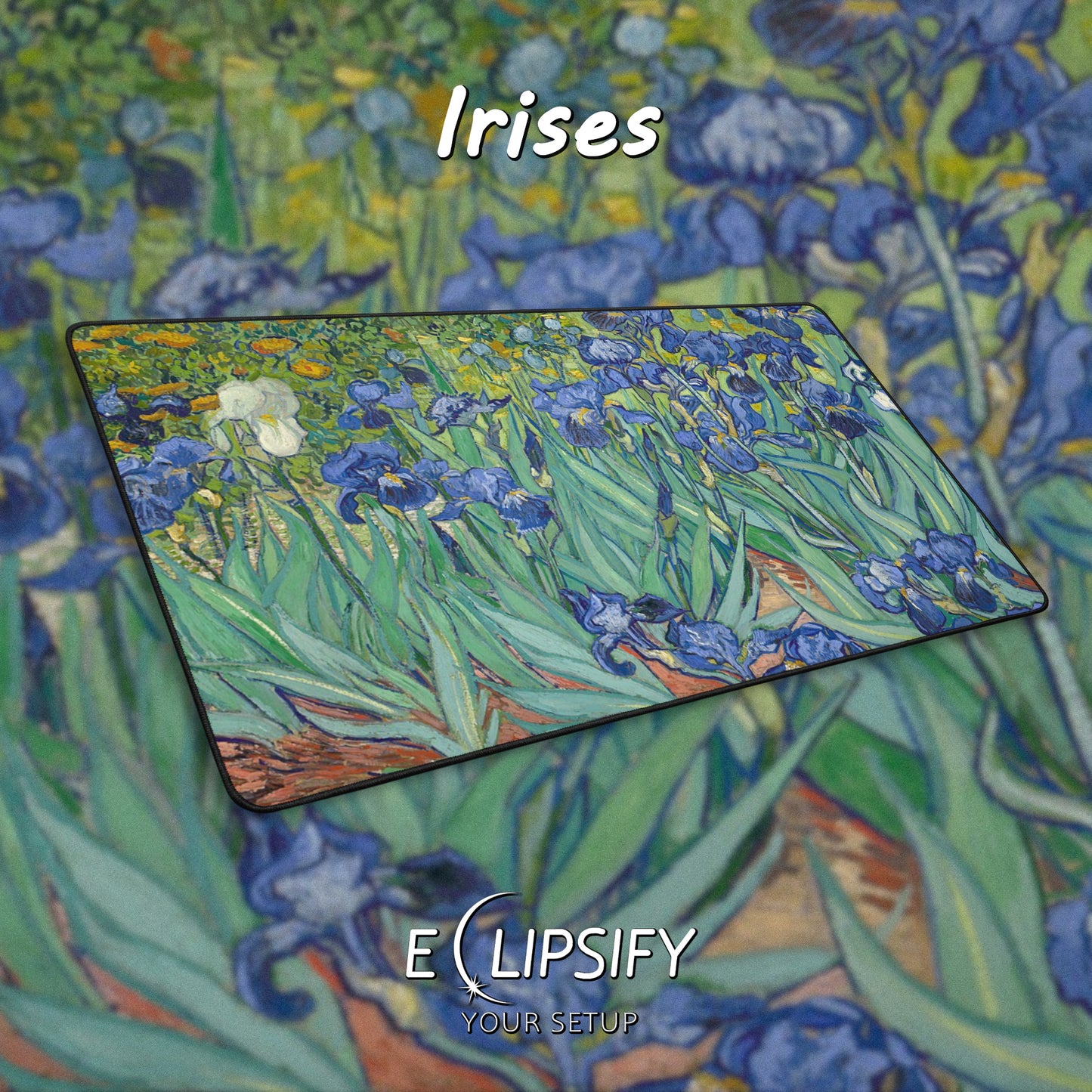 Irises: Vincent Van Gogh Mouse Pad