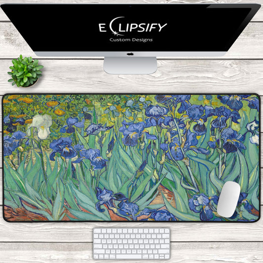 Irises: Vincent Van Gogh Mouse Pad