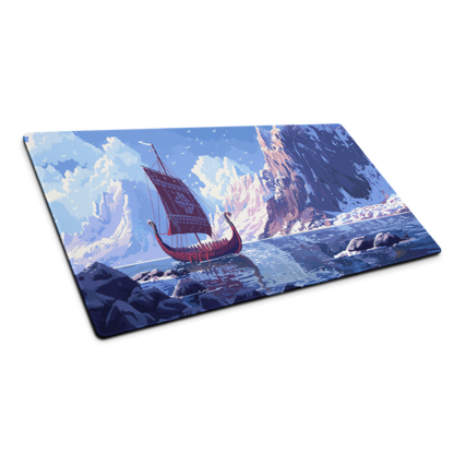 Viking Raid: Pixel Art Mouse Pad