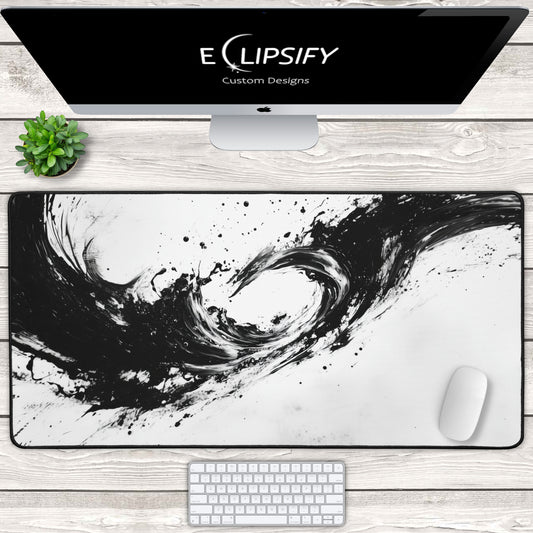 Ink Barrel: Wave Gaming Mouse Pad