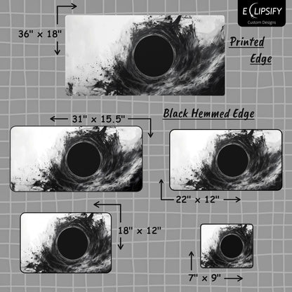 Black Void: Black Hole Gaming Mouse Pad
