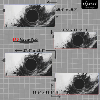 Black Void: Black Hole Gaming Mouse Pad