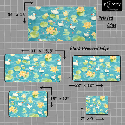 Duck Haven: Cute Ducks In Pond Mouse Pad