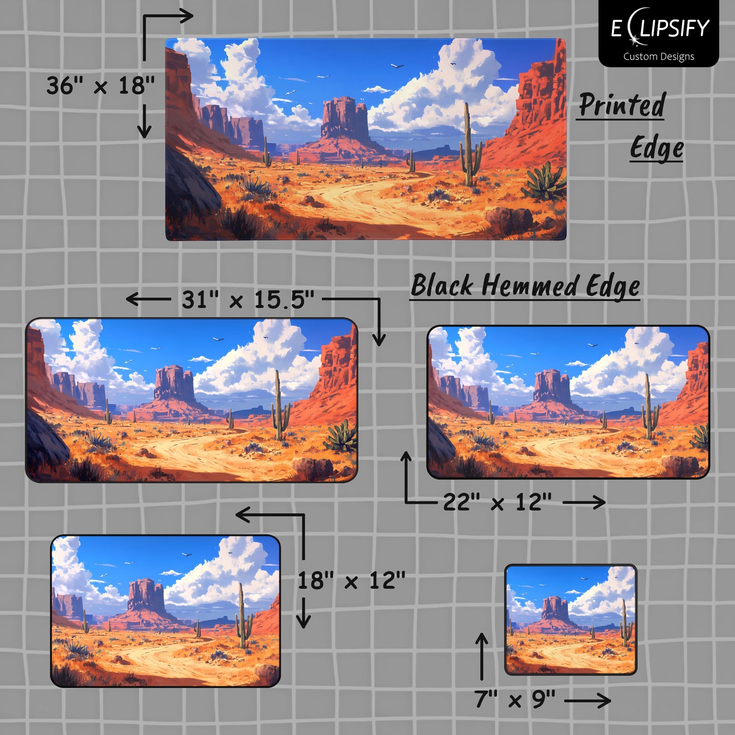 Wild Desert: Landscape Gaming Mouse Pad