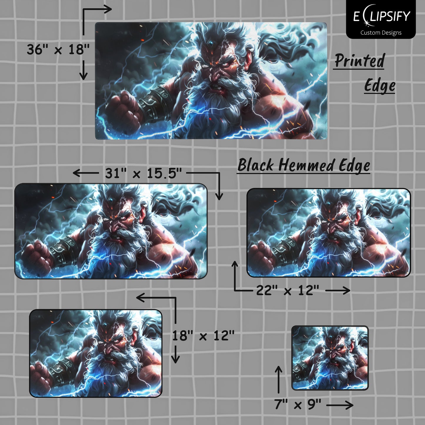Thunder: Zeus Gaming Mouse Pad