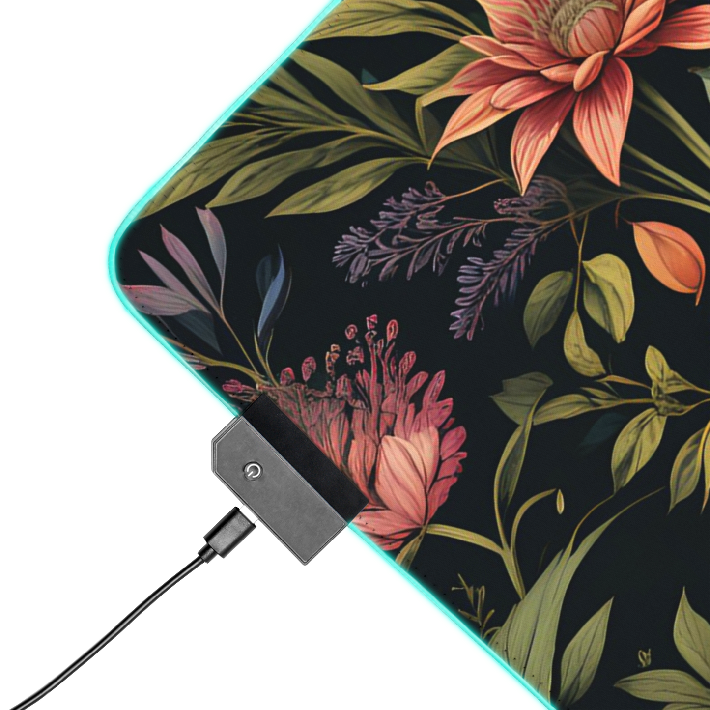 Botanical Harmony: Flower Floral Mouse Pad