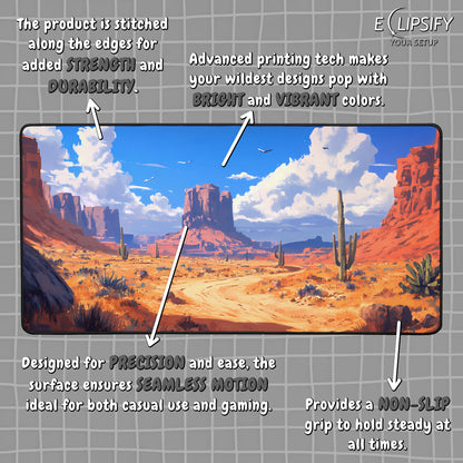 Wild Desert: Landscape Gaming Mouse Pad