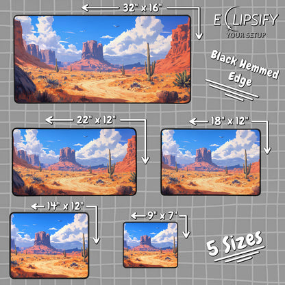 Wild Desert: Landscape Gaming Mouse Pad