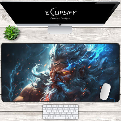 God of Thunder: Zeus Gaming Mouse Pad