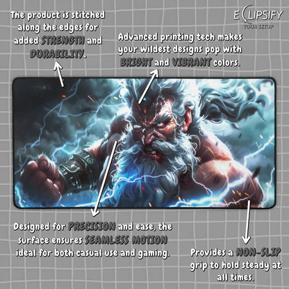 Thunder: Zeus Gaming Mouse Pad