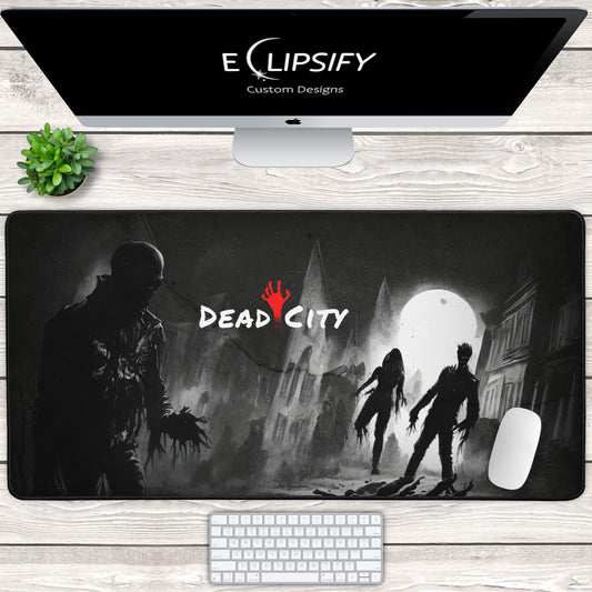 Dead City: Zombie Black Gaming Mouse Pad