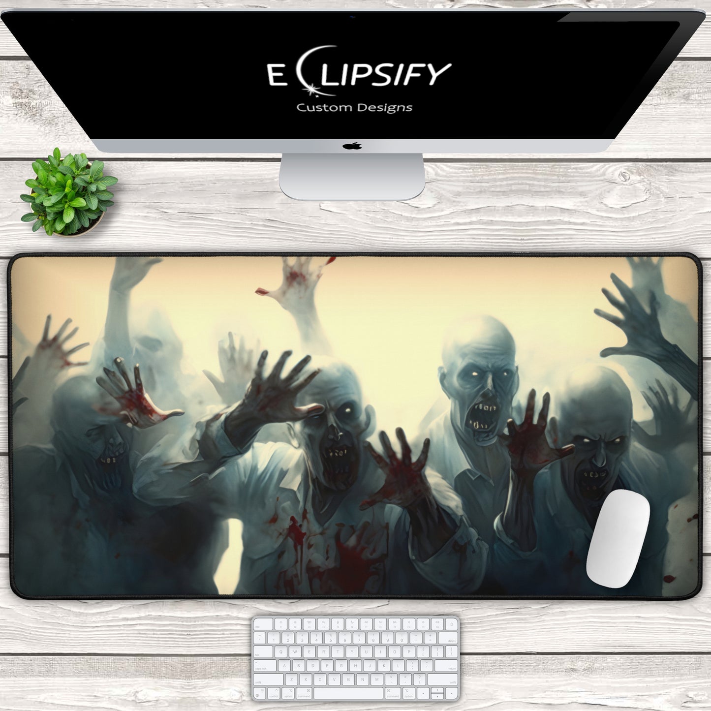 Trapped: Zombie Gaming Mouse Pad