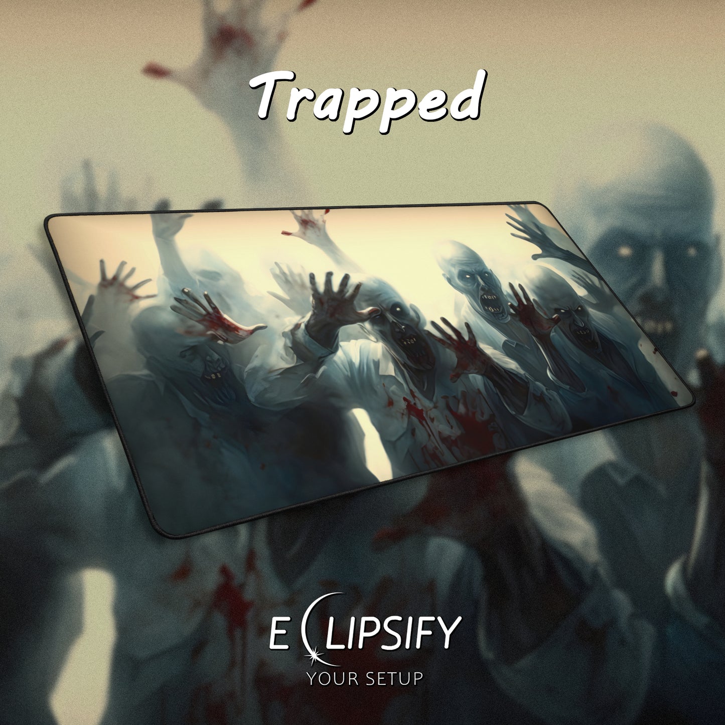 Trapped: Zombie Gaming Mouse Pad